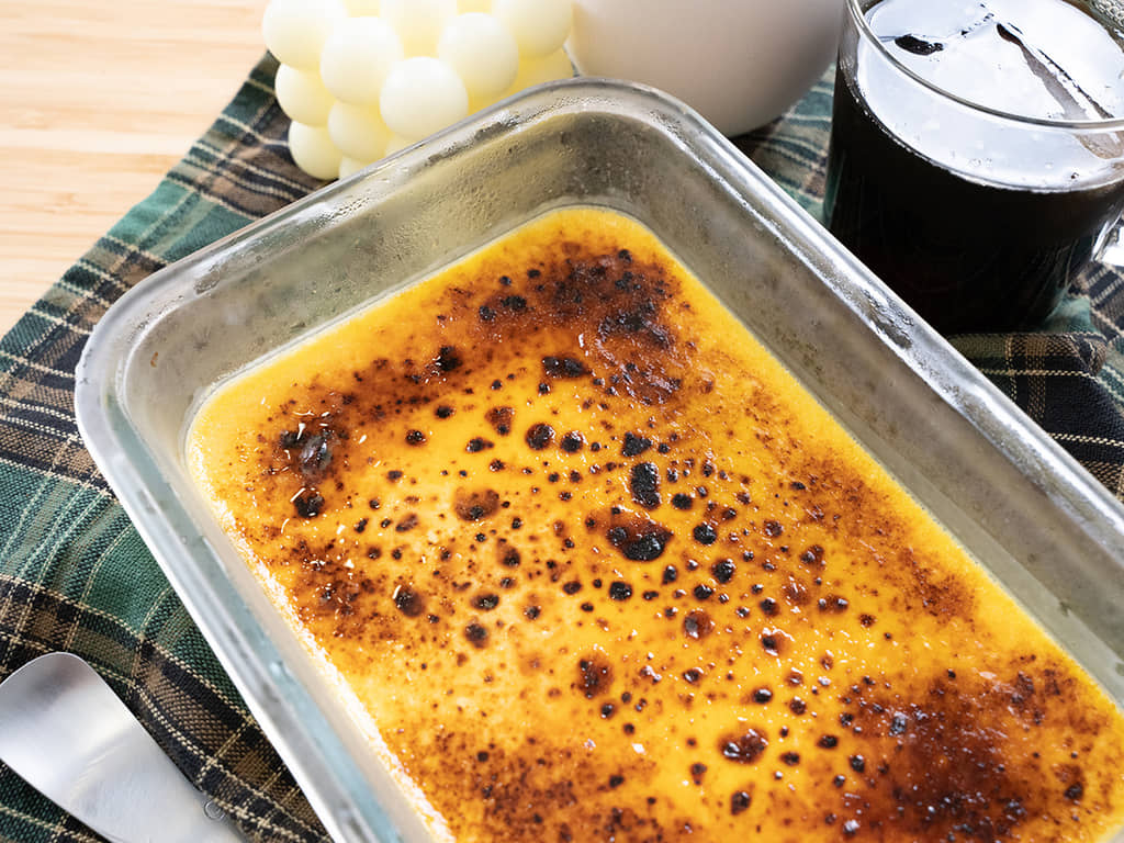 壽司郎經典甜品卡達拉娜，加泰羅尼亞焦糖奶凍Crema catalana