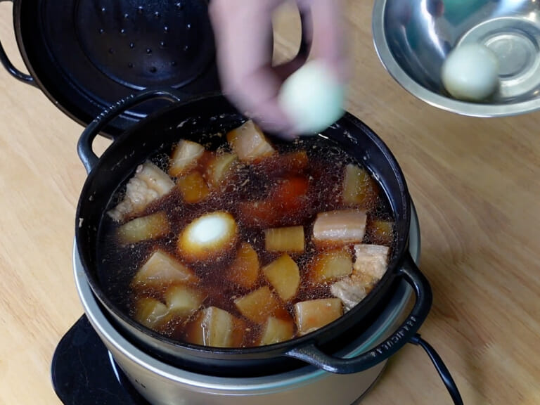 豬肉燉蘿蔔｜豚大根，用氣泡水免壓力鍋 步驟6