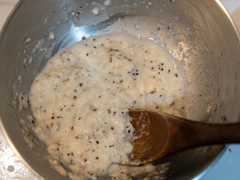 黑胡椒乳酪義大利麵 Cacio e Pepe 步驟3