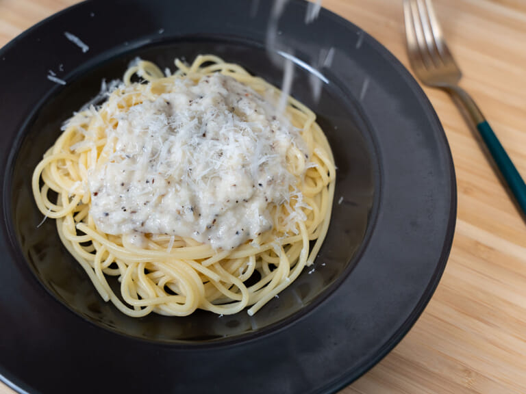 黑胡椒乳酪義大利麵 Cacio e Pepe 步驟4