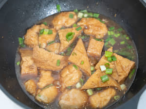 和風燴雞肉油豆腐