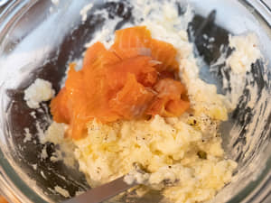 冷燻鮭魚起司馬鈴薯沙拉｜紐西蘭庫克山冰河帝王鮭