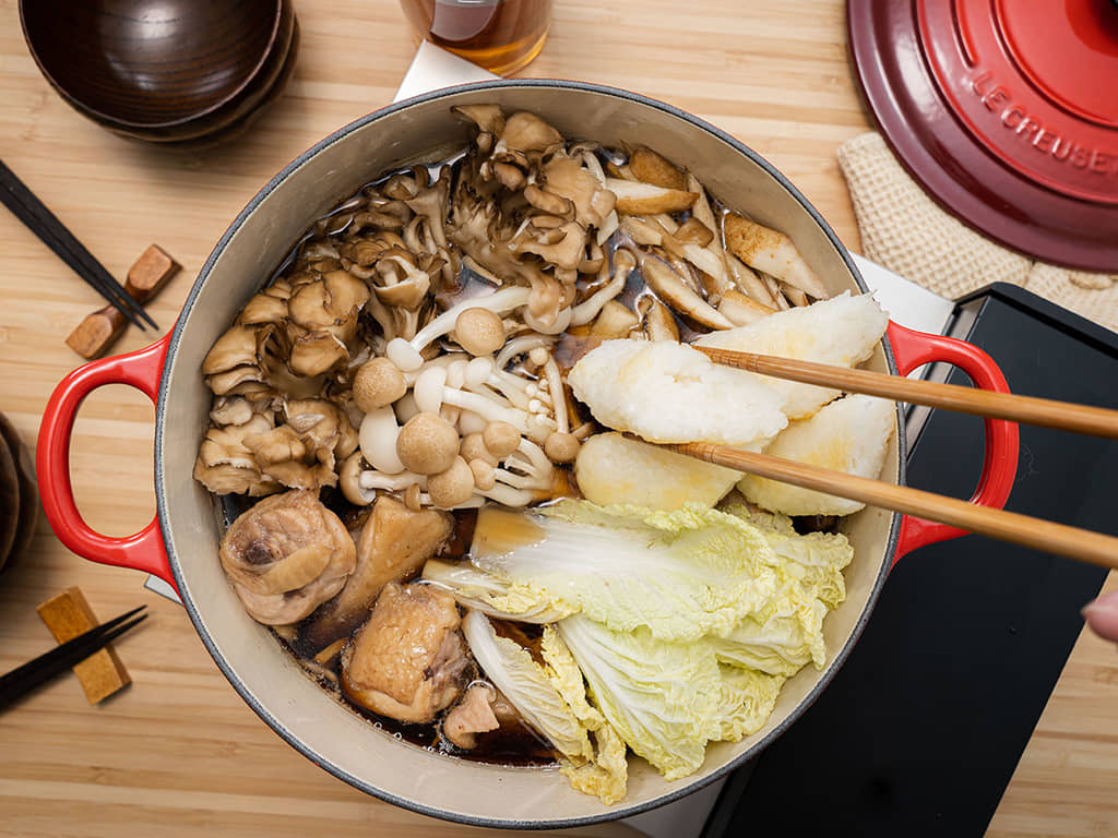 秋田傳統火鍋，烤米棒鍋，きりたんぽ鍋｜LE CREUSET火鍋鍋