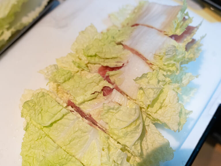千層白菜豬肉鍋 步驟3