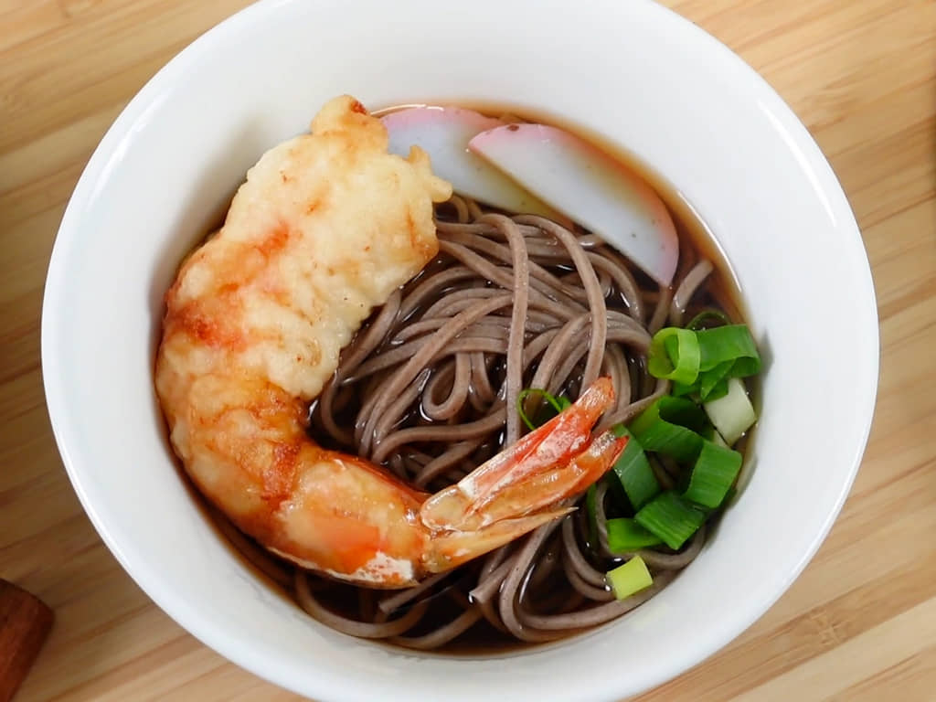 炸蝦天婦羅蕎麥麵｜白蘭氏x nocogou年節特規組合