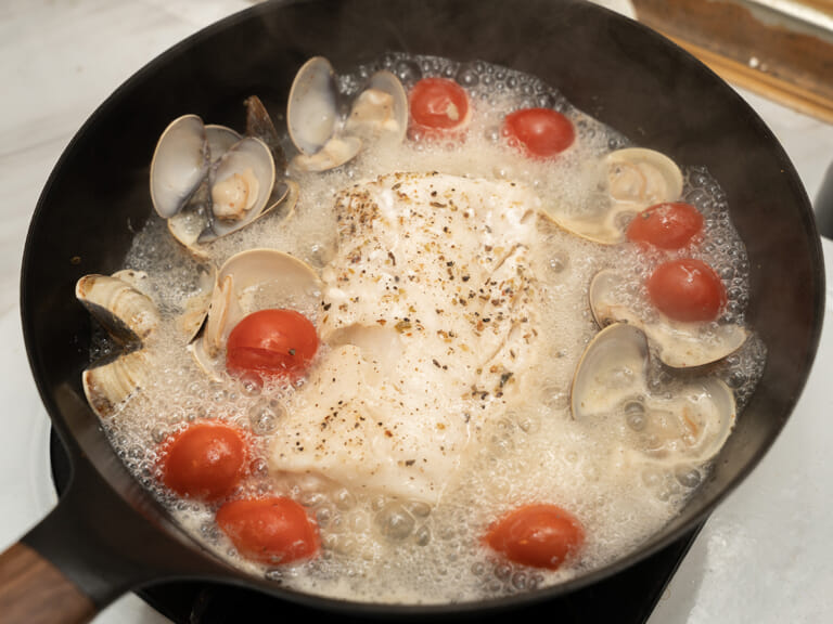 義式水煮鱈魚Aqua pazza 步驟3