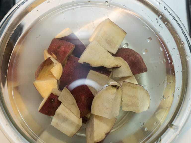 地瓜炊飯做法重點 步驟1