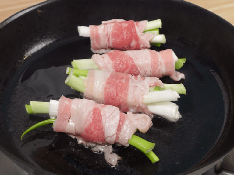 燒肉蔥肉捲 步驟2