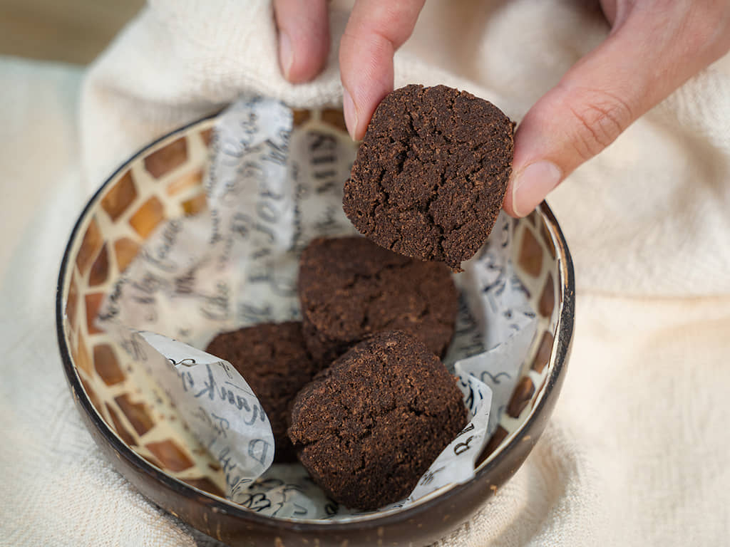 減醣甜點｜可可豆纖小餅乾