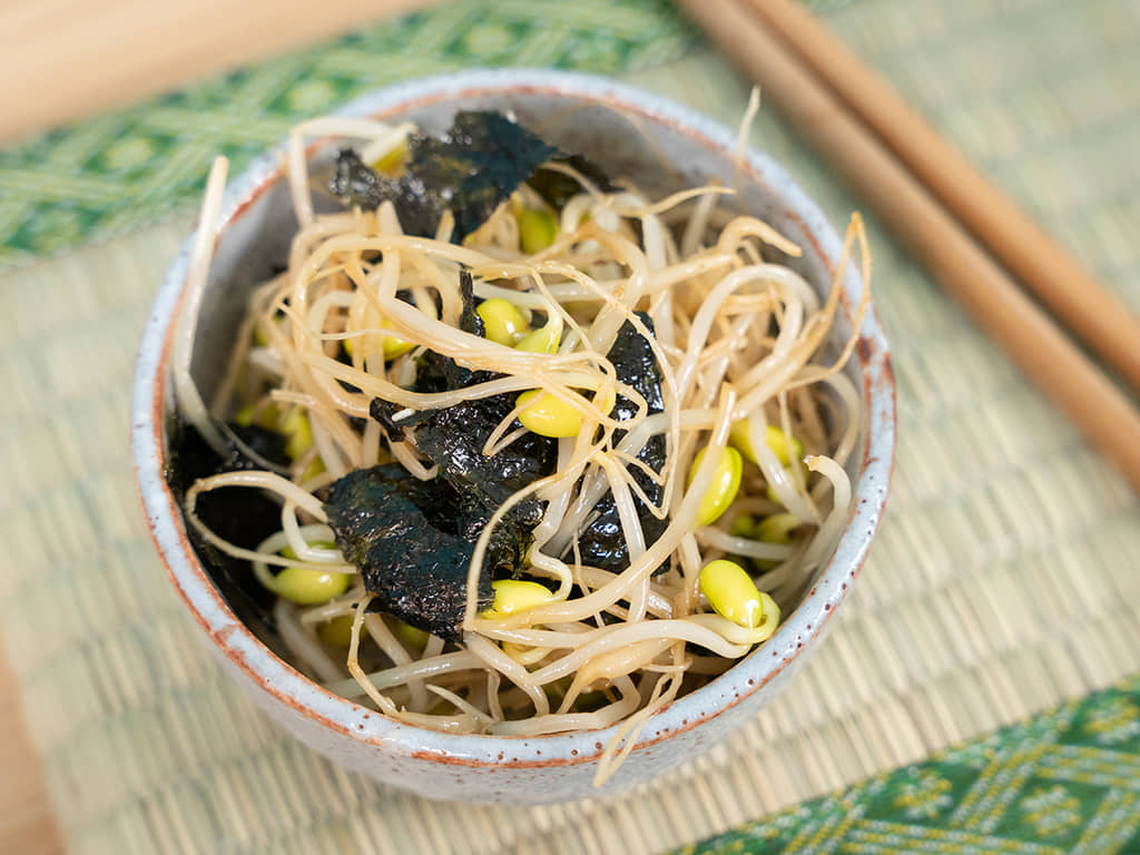 韓式海苔涼拌豆芽