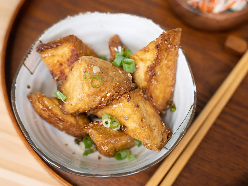 減醣食譜｜甘辛胡麻炒油豆腐