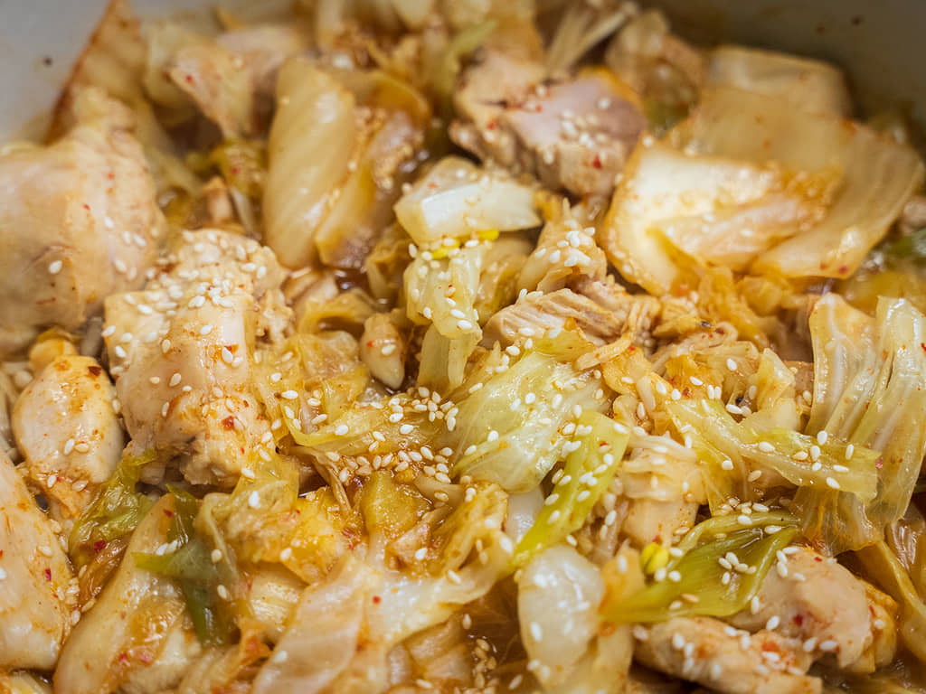 低醣泡菜鍋，低碳水高蛋白