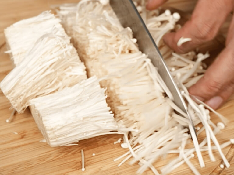 減醣食譜｜低醣版佃煮金針菇 步驟1