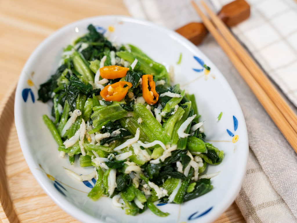 減醣食譜｜大蒜橄欖油炒菠菜
