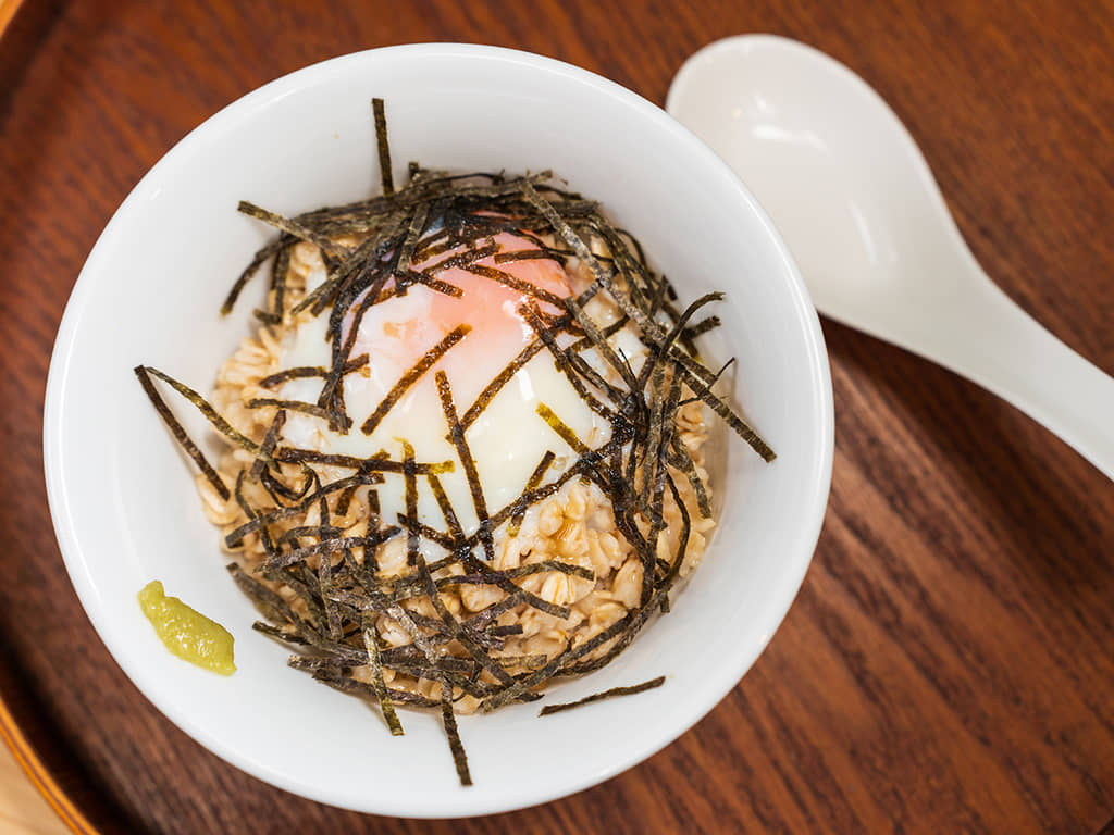 低GI食譜｜燕麥溫泉蛋丼