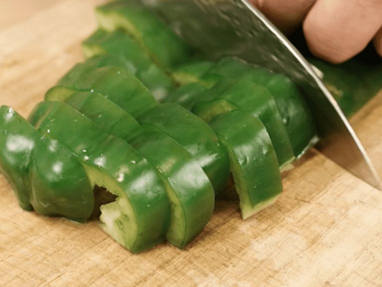 減醣小菜｜和風柴魚青椒 步驟1