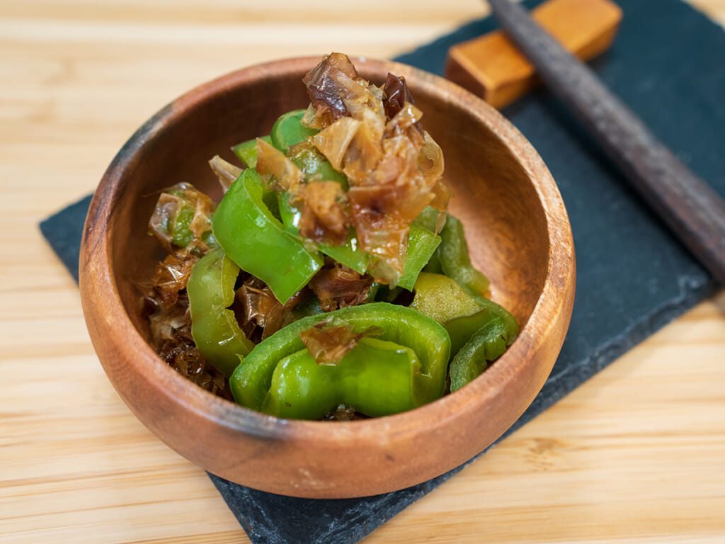 減醣小菜｜和風柴魚青椒