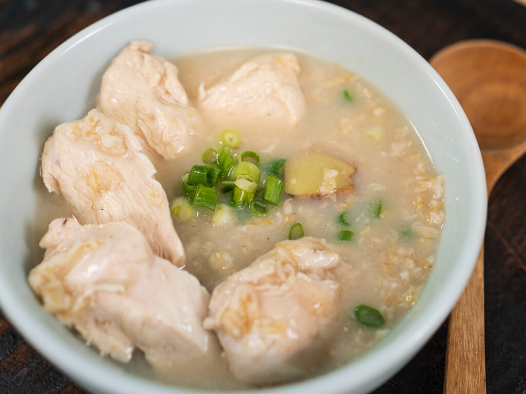 低GI粥品｜燕麥蔘雞湯