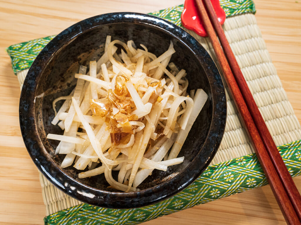 白蘿蔔和風沙拉｜去除苦澀技巧