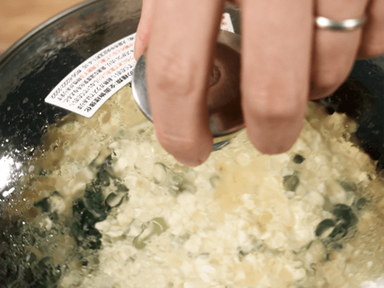 減醣料理｜菠菜豆腐歐姆蛋 步驟4