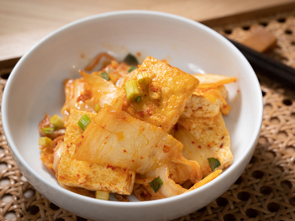 泡菜炒豆腐