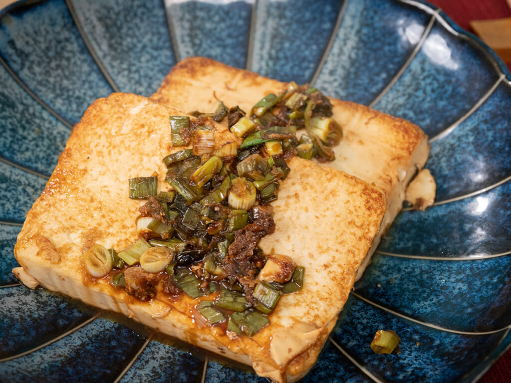 薑醋醬油豆腐排