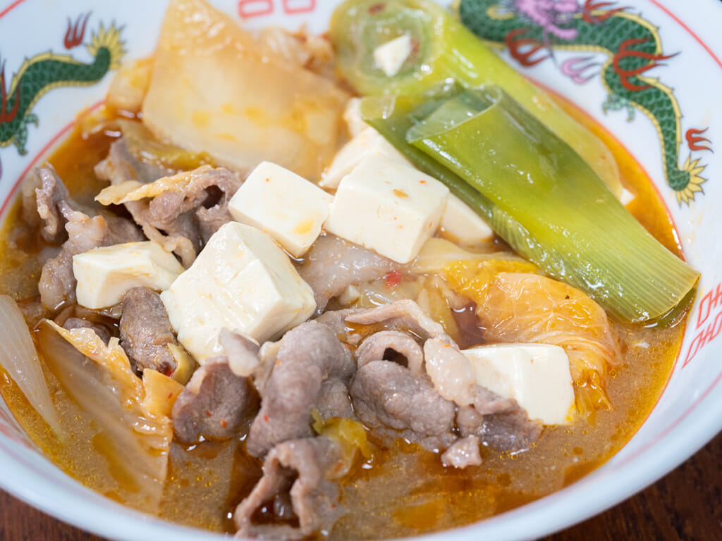 特濃郁！野菜辣味噌湯