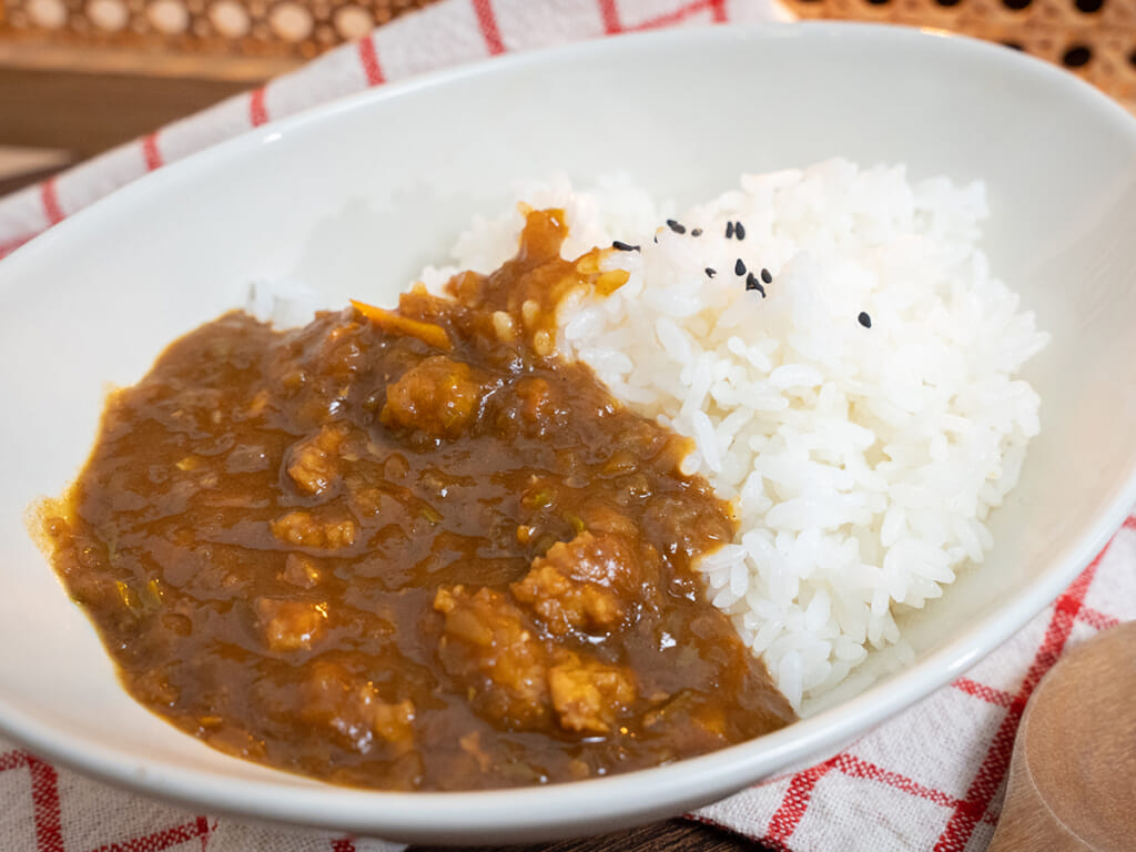 電鍋肉末日式咖哩