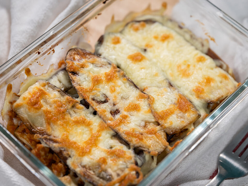 減醣食譜｜肉醬烤千層茄子