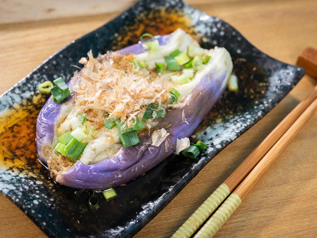 微波蒸煮茄子