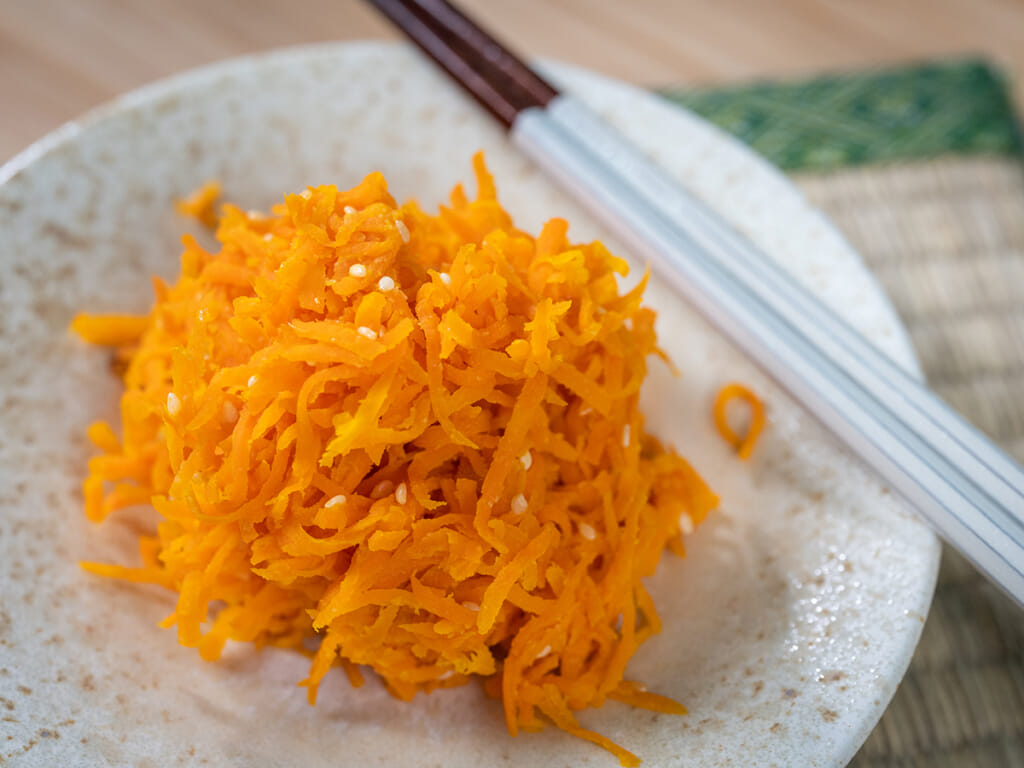 便當菜｜胡麻味噌炒紅蘿蔔