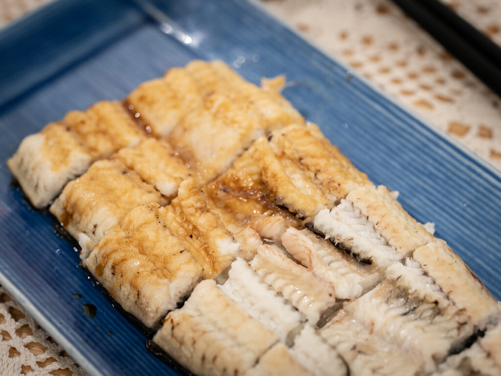 芥末醬油白燒鰻・酒蒸法