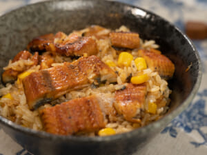 蒲燒鰻魚玉米炊飯