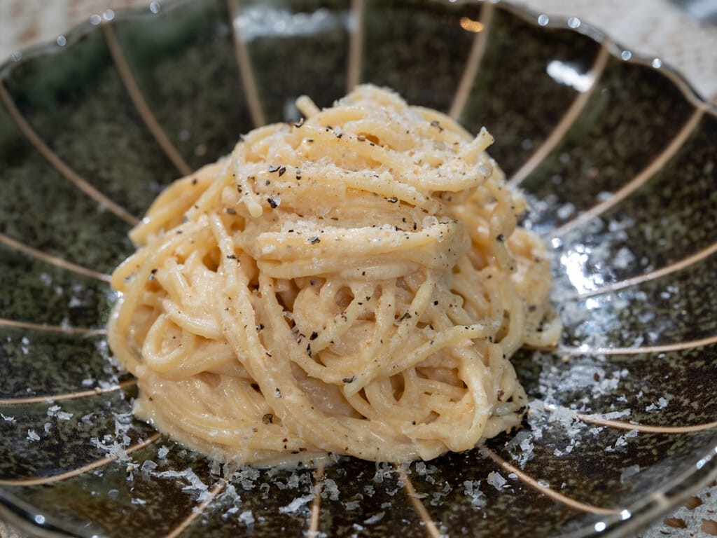 鮪魚優格義式蛋黃麵