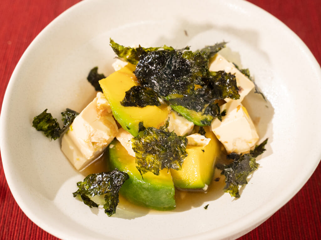 醬油漬酪梨豆腐