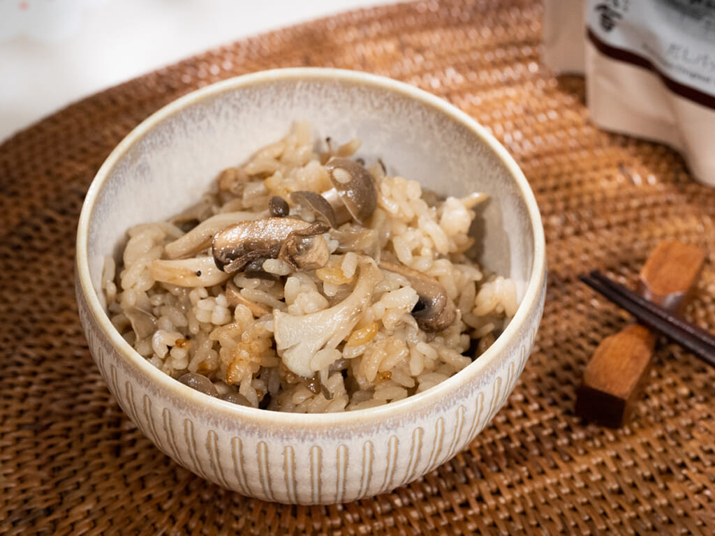 什菇炊飯・蔬菜高湯用法