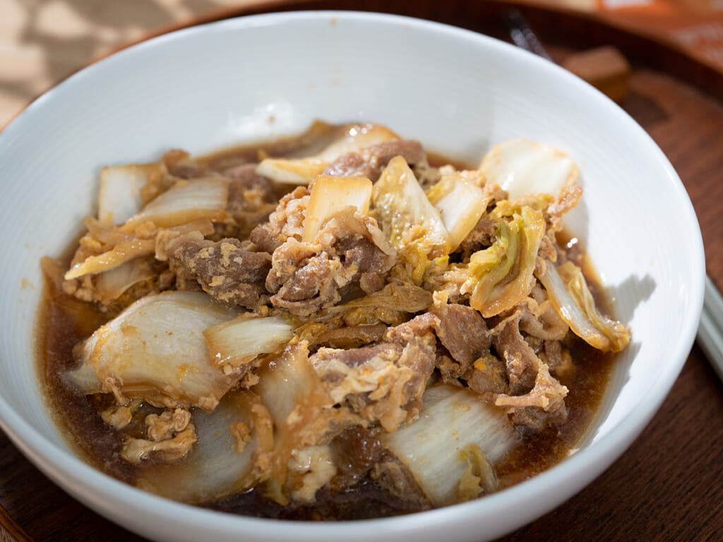 燒肉醬炒白菜豬
