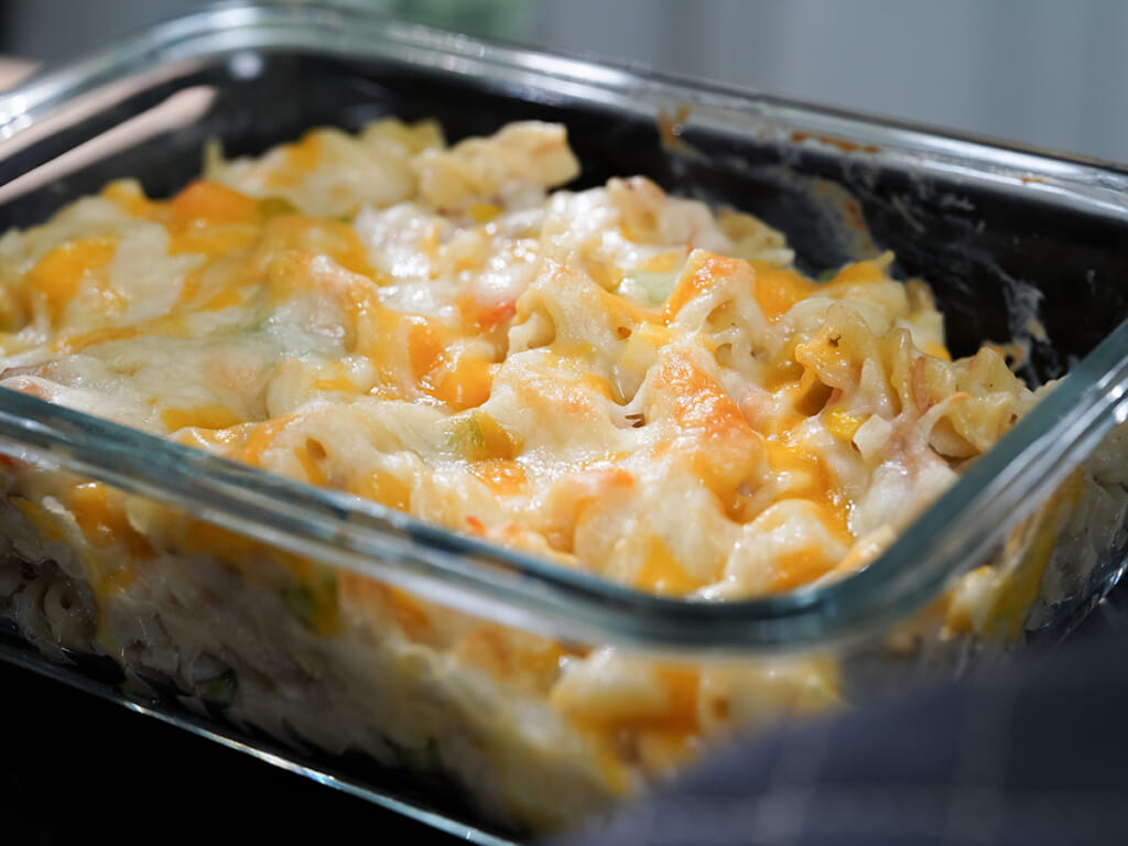 鮪魚濃湯焗烤通心粉Tuna casserole