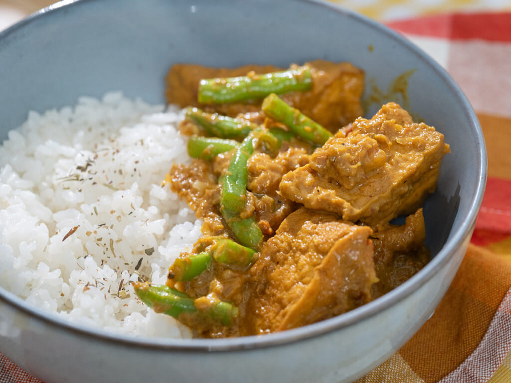 油豆腐四季豆奶油咖哩