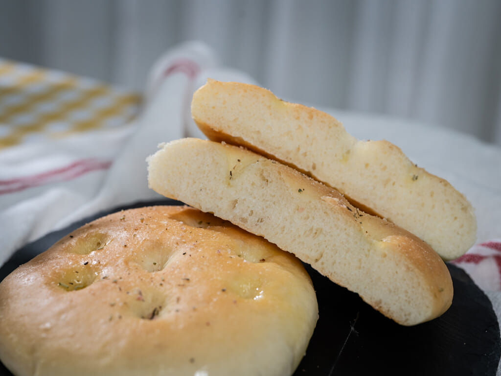 Focaccia佛卡夏麵包做法