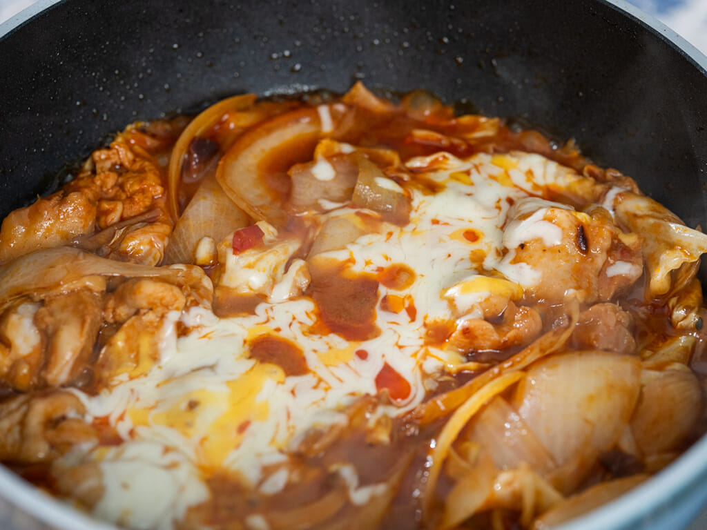 韓式起司辣炒雞肉