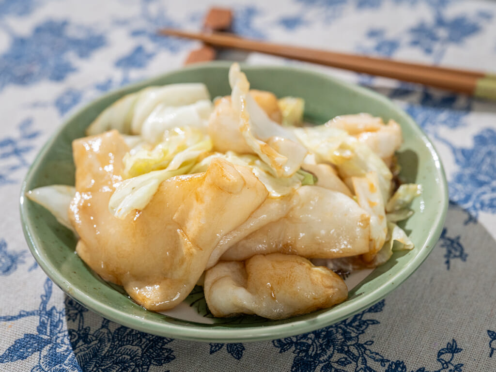 福島鄉土料理・高麗菜炒年糕