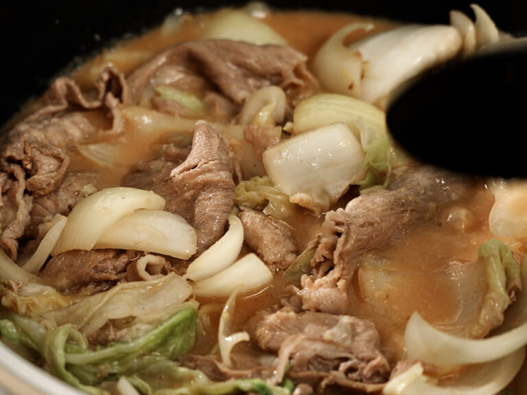 豬肉白菜味噌煮 步驟3