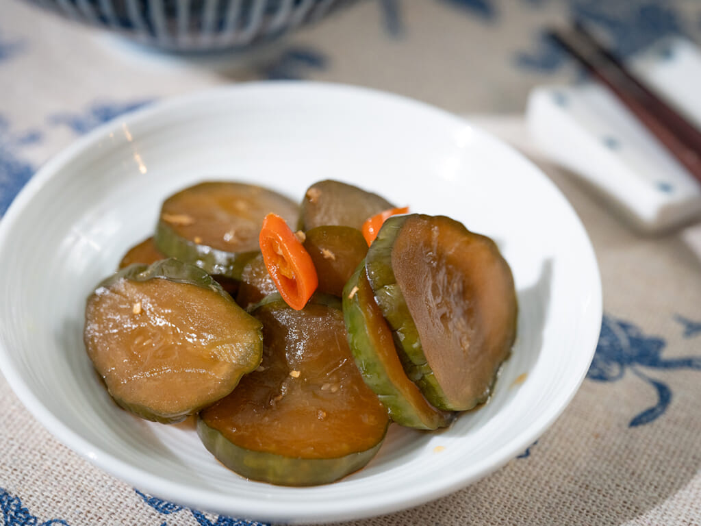 柑桔醋漬黃瓜，ポン酢活用食譜