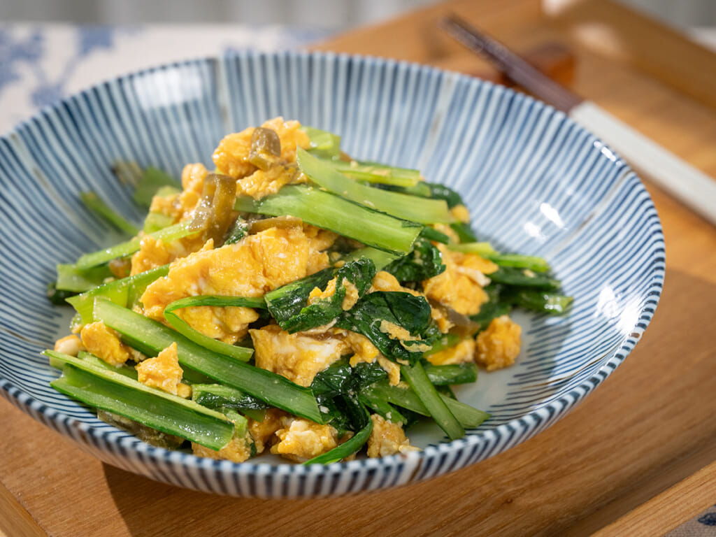 剝皮辣椒青菜炒蛋