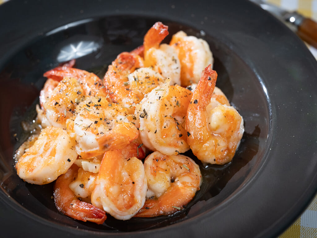 檸檬蒜香蝦