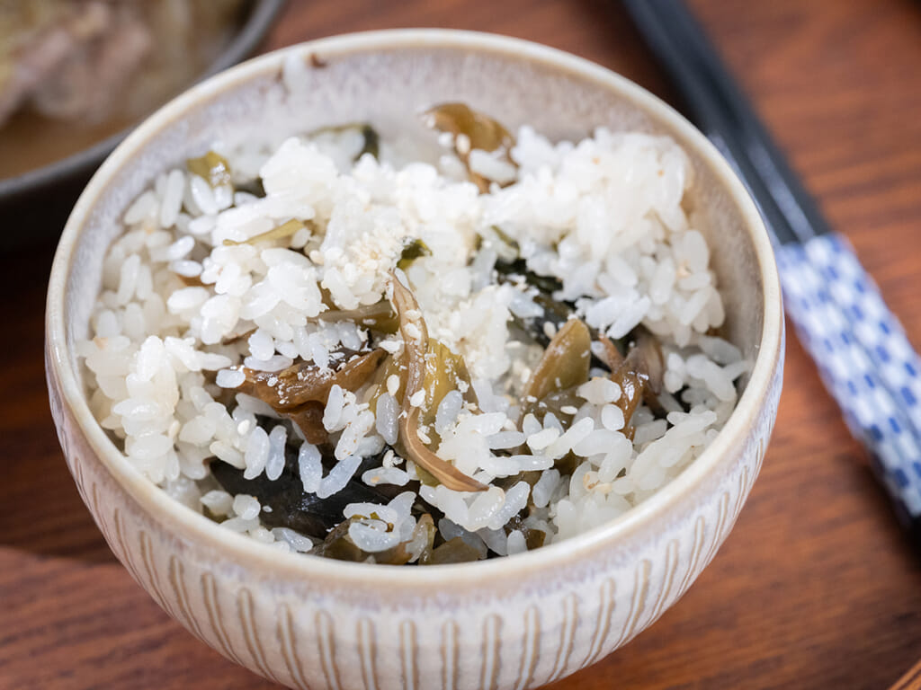 鹽麴海帶炊飯
