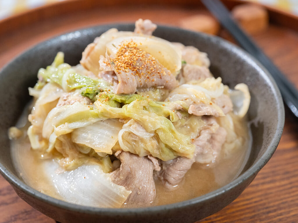 豬肉白菜味噌煮