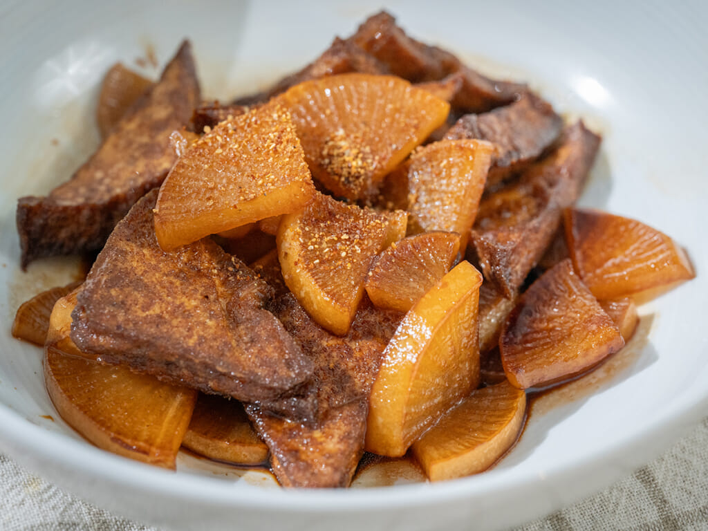 照燒白蘿蔔油豆腐