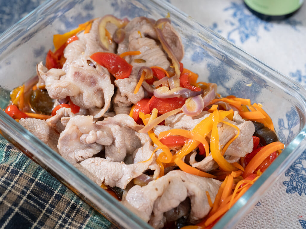 脆瓜南蠻涮豬肉